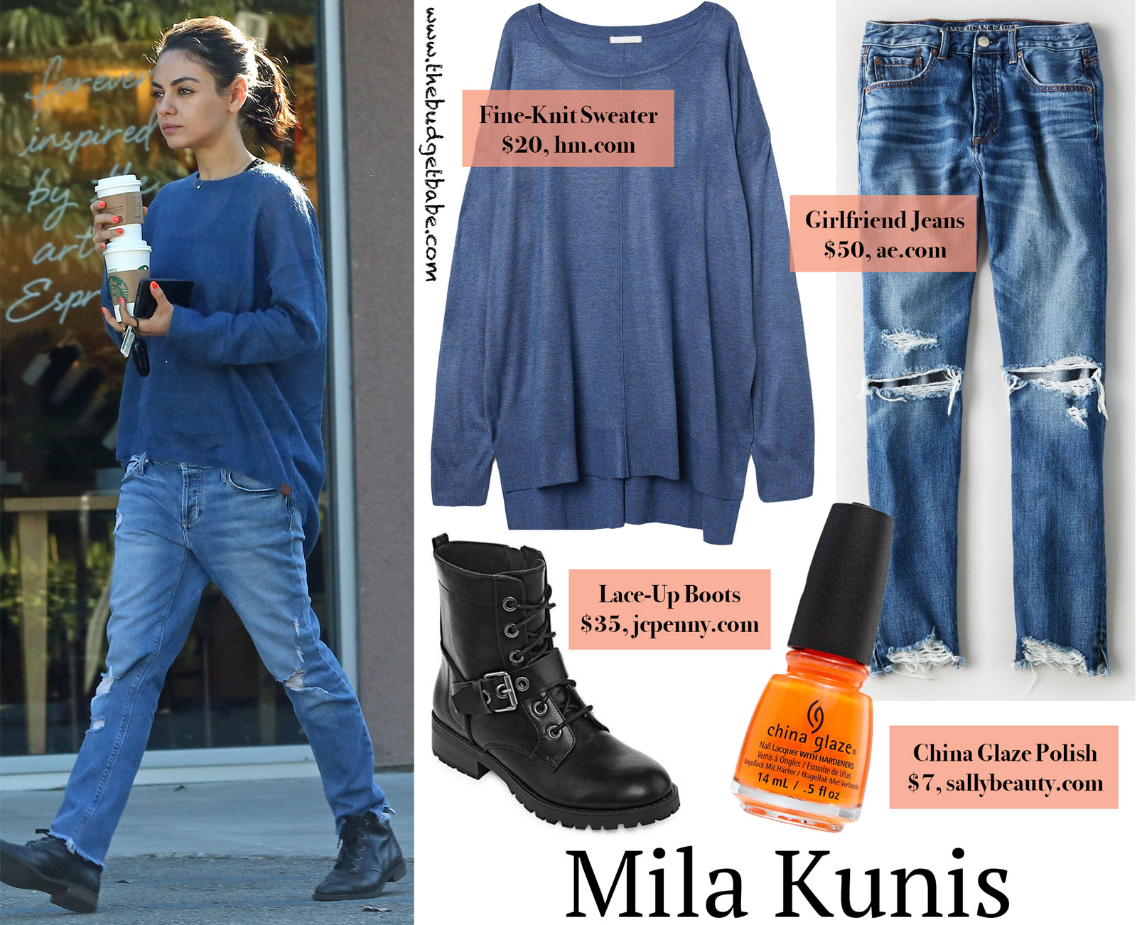 Mila Kunis One Teapsoon Jumper Look for Less