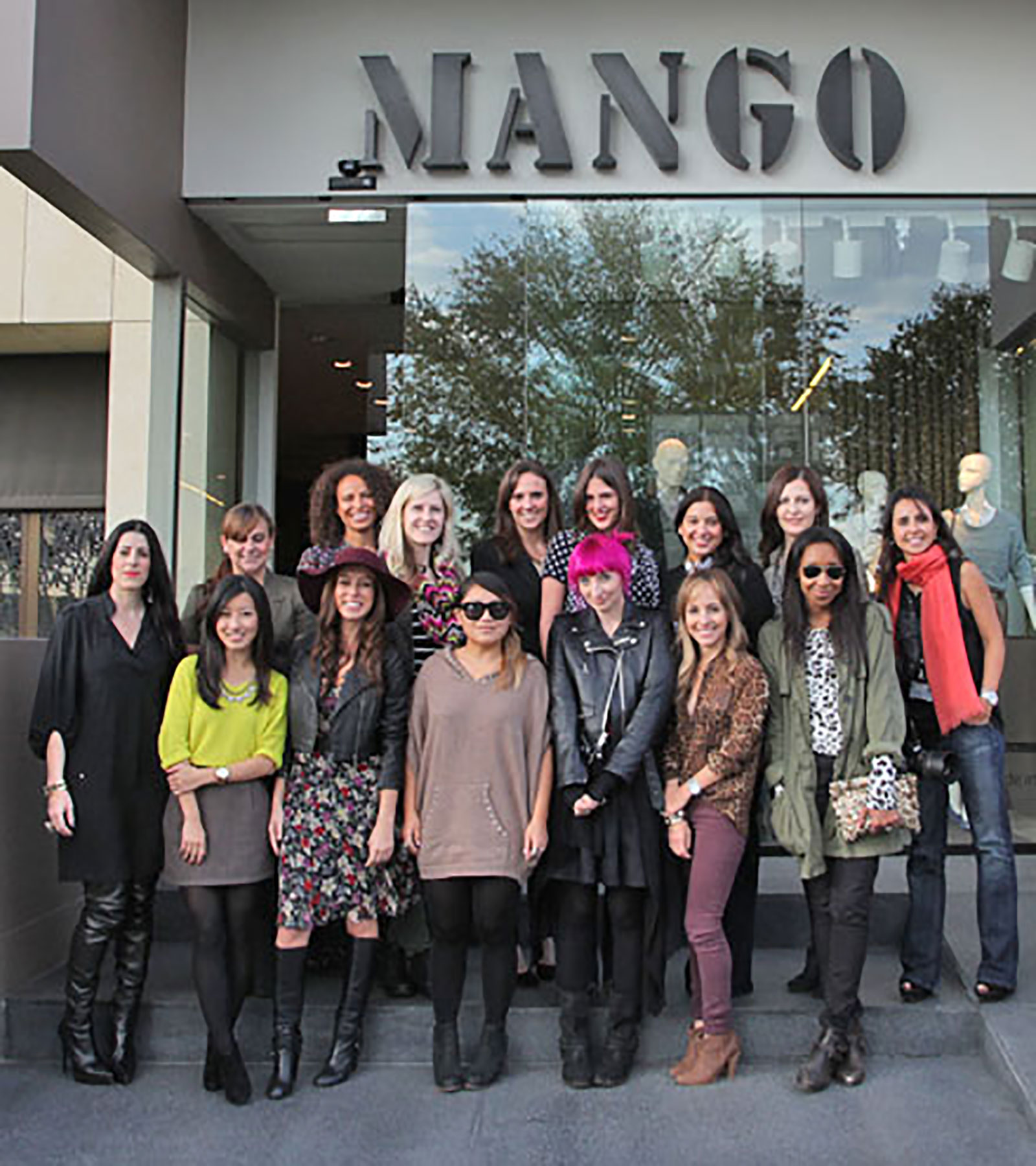 Bloggers at the Mango headquarters in Spain
