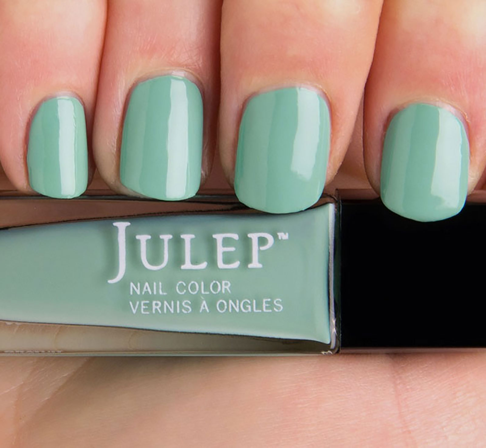 'Dianna' a mint blue nail polish by Julep, named after The Budget Babe blogger Dianna Baros