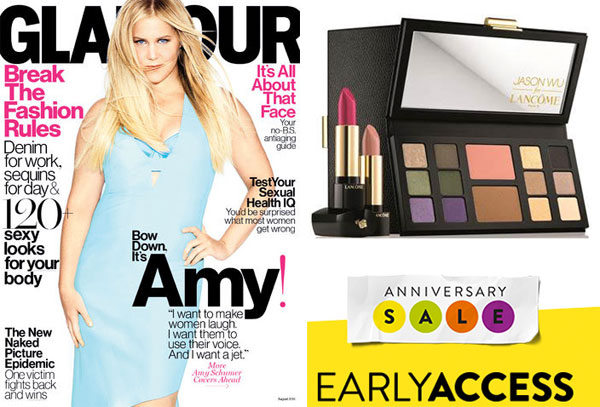 Amy Shumer covers Glamour, Nordstrom Anniversary Sale Early Access and More
