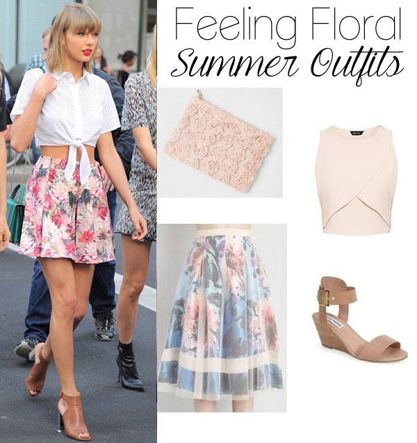 Floral inspired outfit ideas for summer {on a budget!}