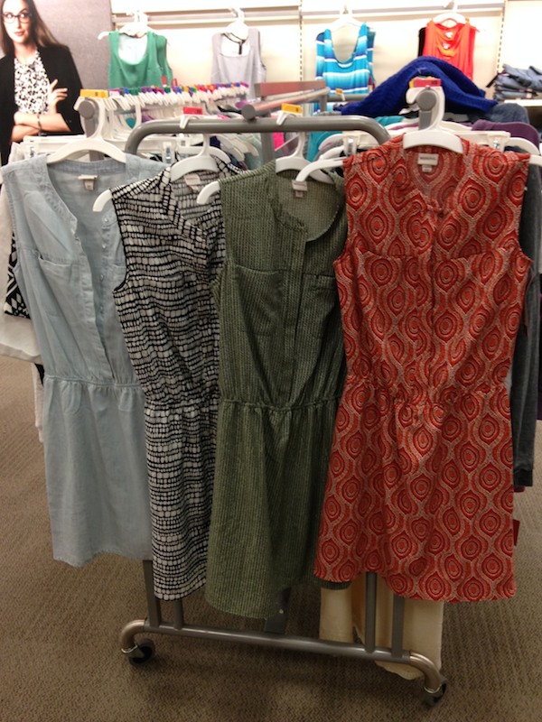 Target fashions in stores now