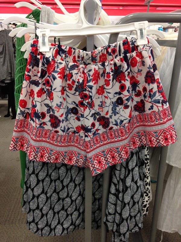Target fashions in stores now