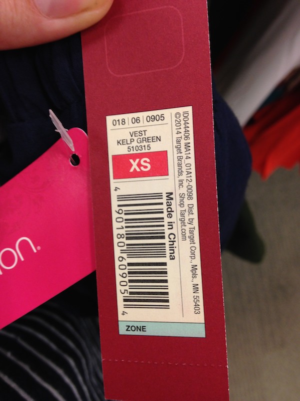 Target fashions in stores now