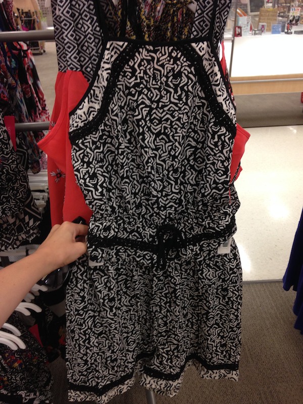 Target fashions in stores now