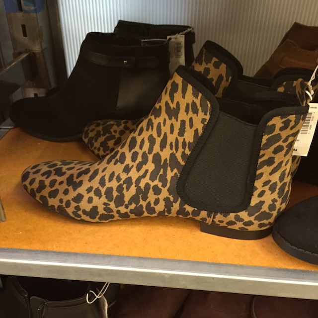 Leopard Ankle Booties at Old Navy!!