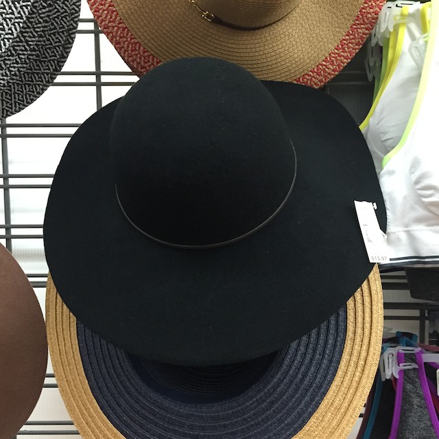 Wool floppy hat at Walmart