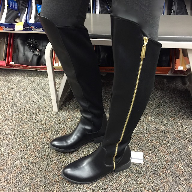converse knee high boots at payless