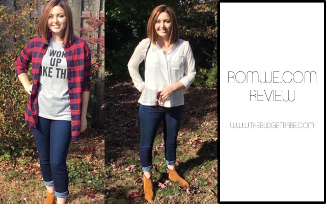 Romwe.com review at thebudgetbabe.com fashion blog
