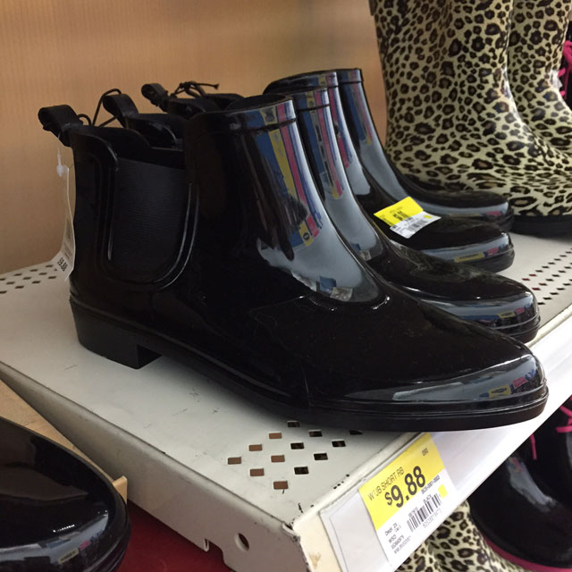 Chelsea rain boots at Walmart, just $9.88