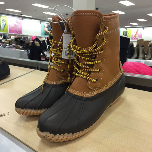 LL Bean Duck Boots dupes at Target, the Hudson by Merona!