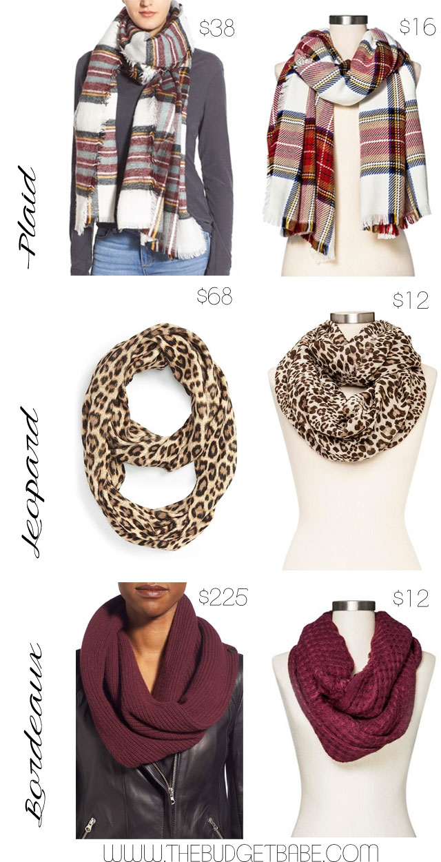The Look for Less: Fall Scarf Edition