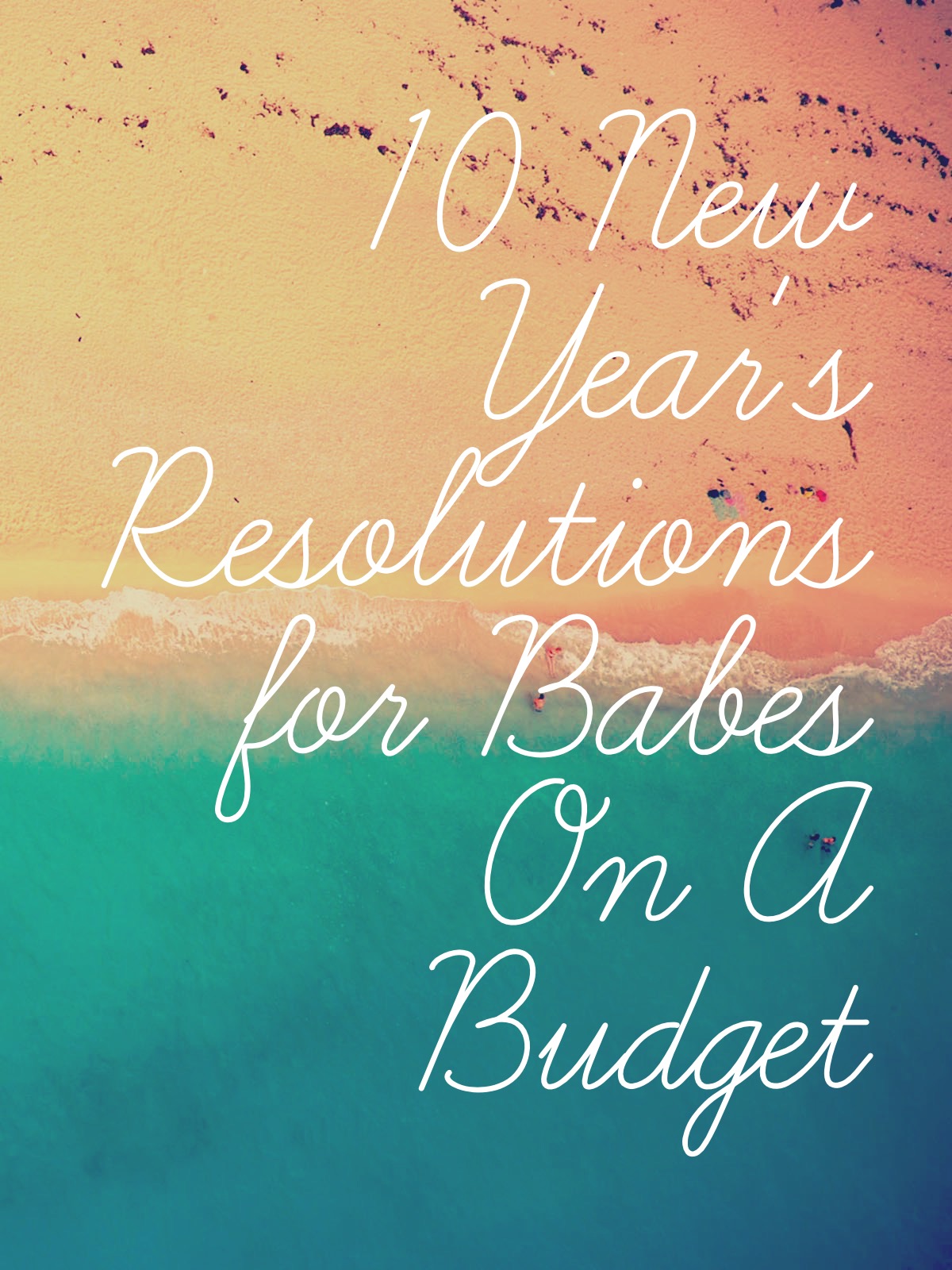 New Year's resolutions