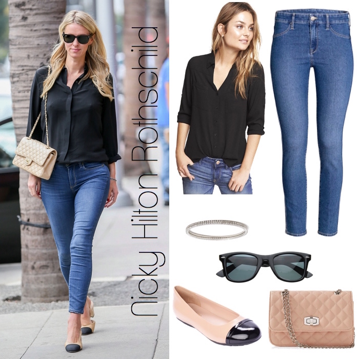 Nicky Hilton Rothschild Look for Less
