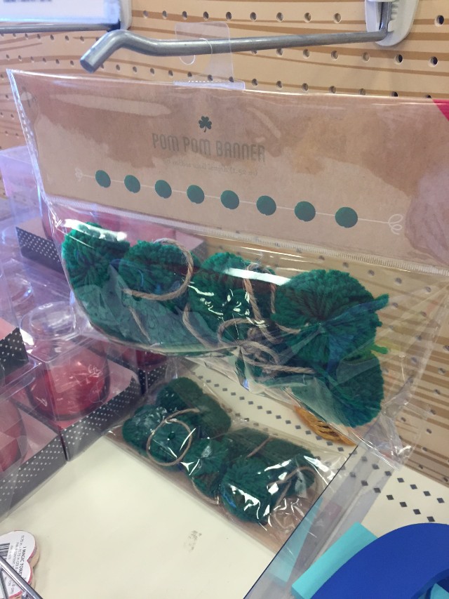 Easter theme items in the dollar bins at Target