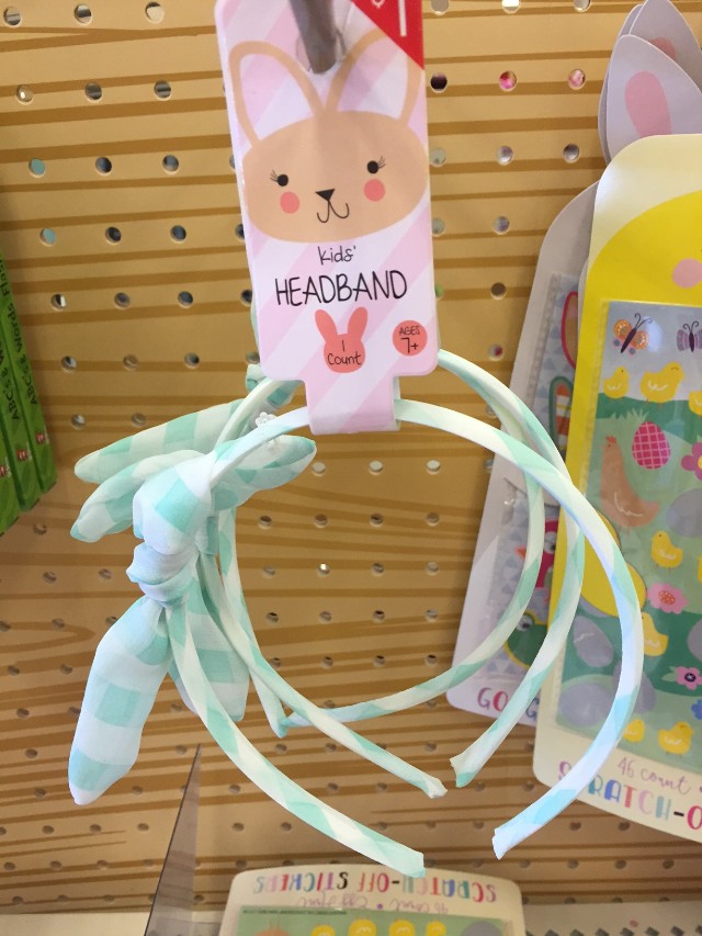 Easter theme items in the dollar bins at Target