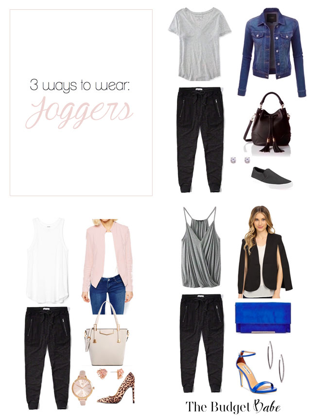 3 Ways to Wear Joggers
