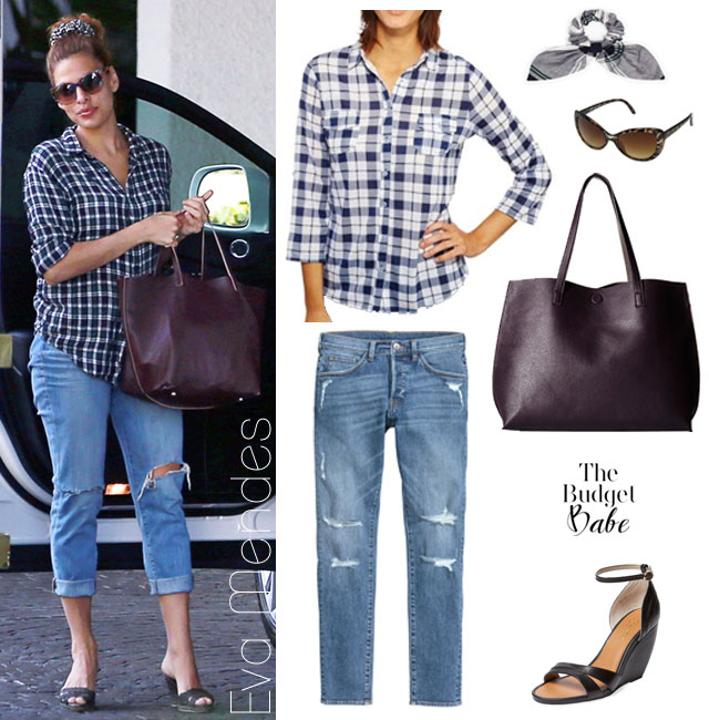 Eva Mendes' casual style