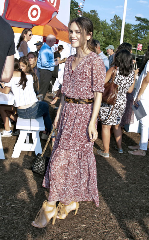 Rachel Bilson in a Target dress at the Cat & Jacket launch party.