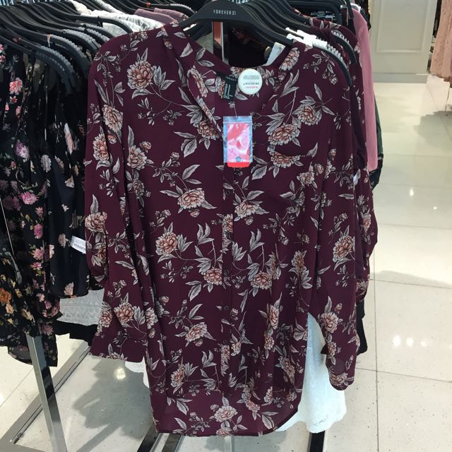 Fall finds at Forever 21 include feminine florals and luxe lace.
