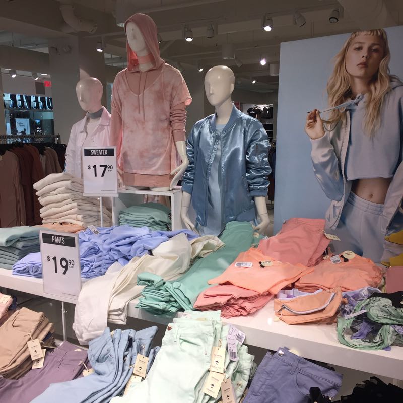 Forever 21 fashions are in for spring.