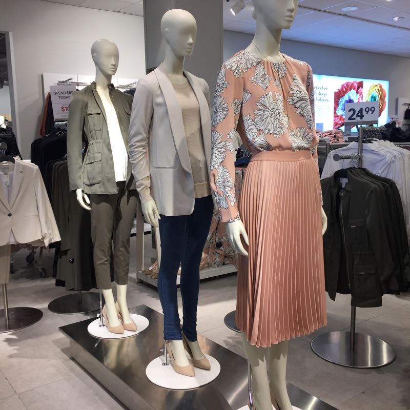 Spring fashions at H&M