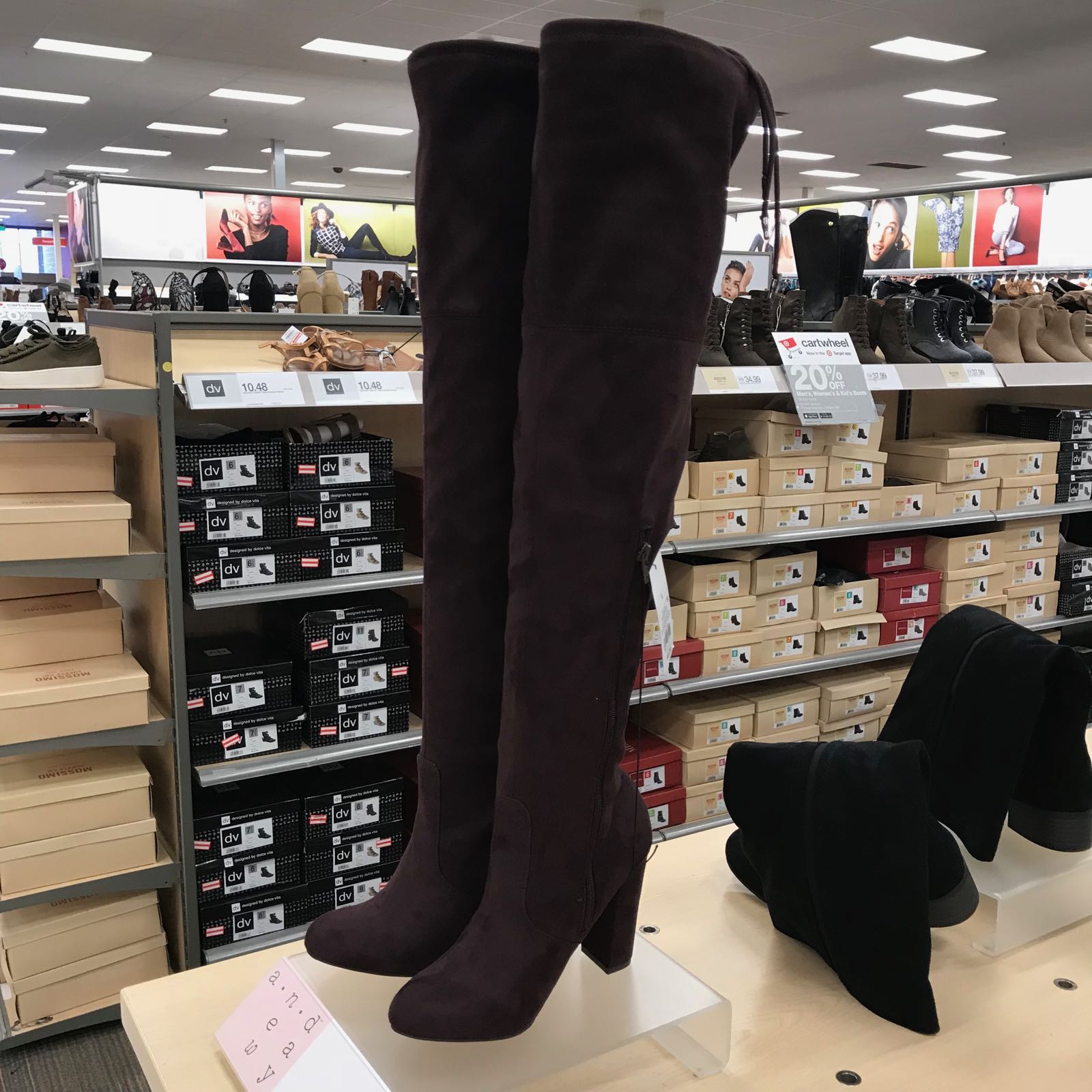 Over-the-knee boots at Target!