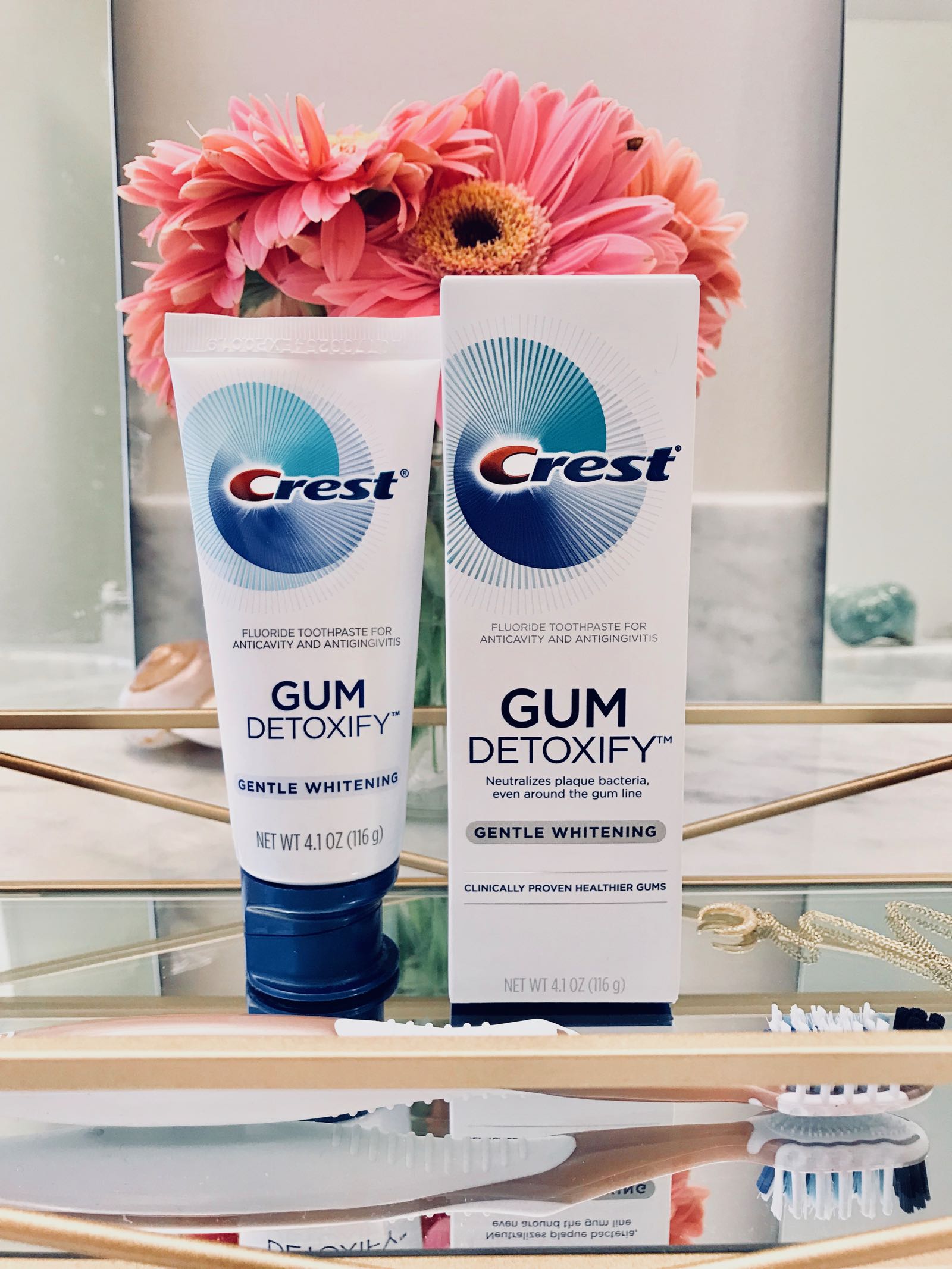 Save $1 on new Crest Gum Detoxify Toothpaste, available at Target! Leaves gums cleaner and healthier #forgumssake #ad