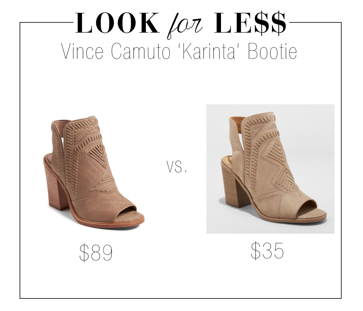 Vince Camuto 'Karinta' Block Heel Bootie look for less