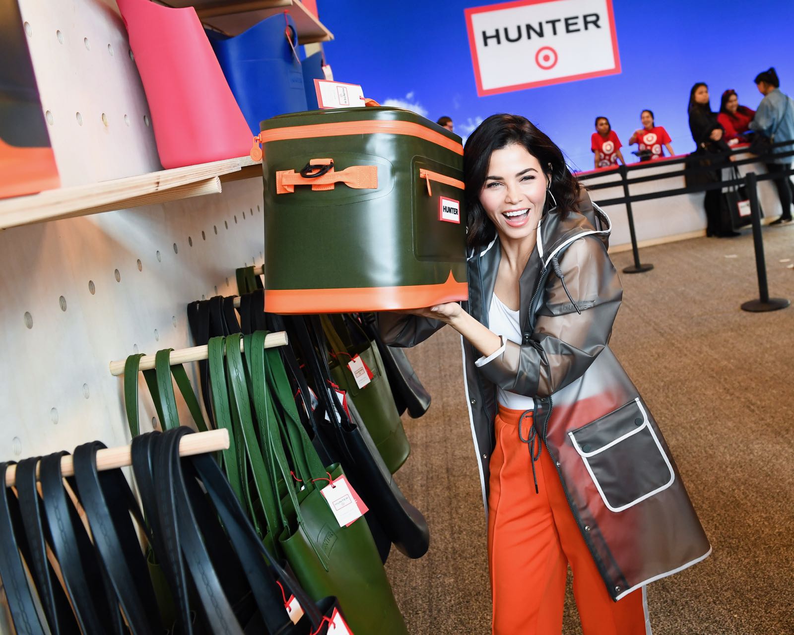 Celebs celebrate the launch of Hunter x Target boots collection.