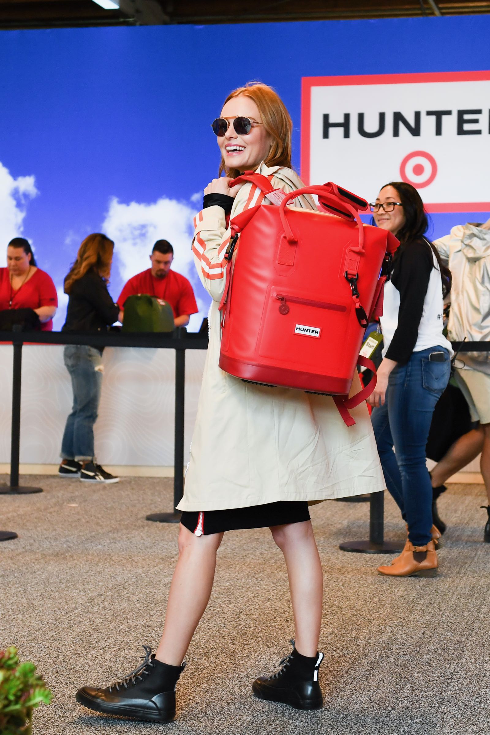 Celebs celebrate the launch of Hunter x Target boots collection.