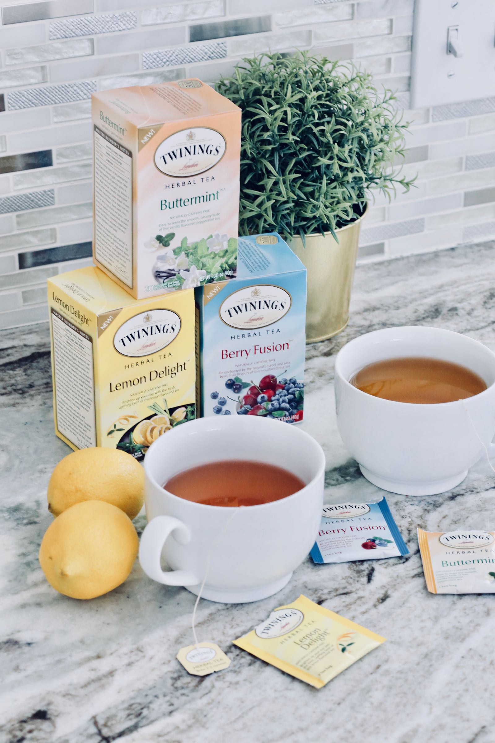 #BeYourBestBlend with new Twinings of London herbals teas: Lemon Delight, Buttermint and Berry Fusion! #ad