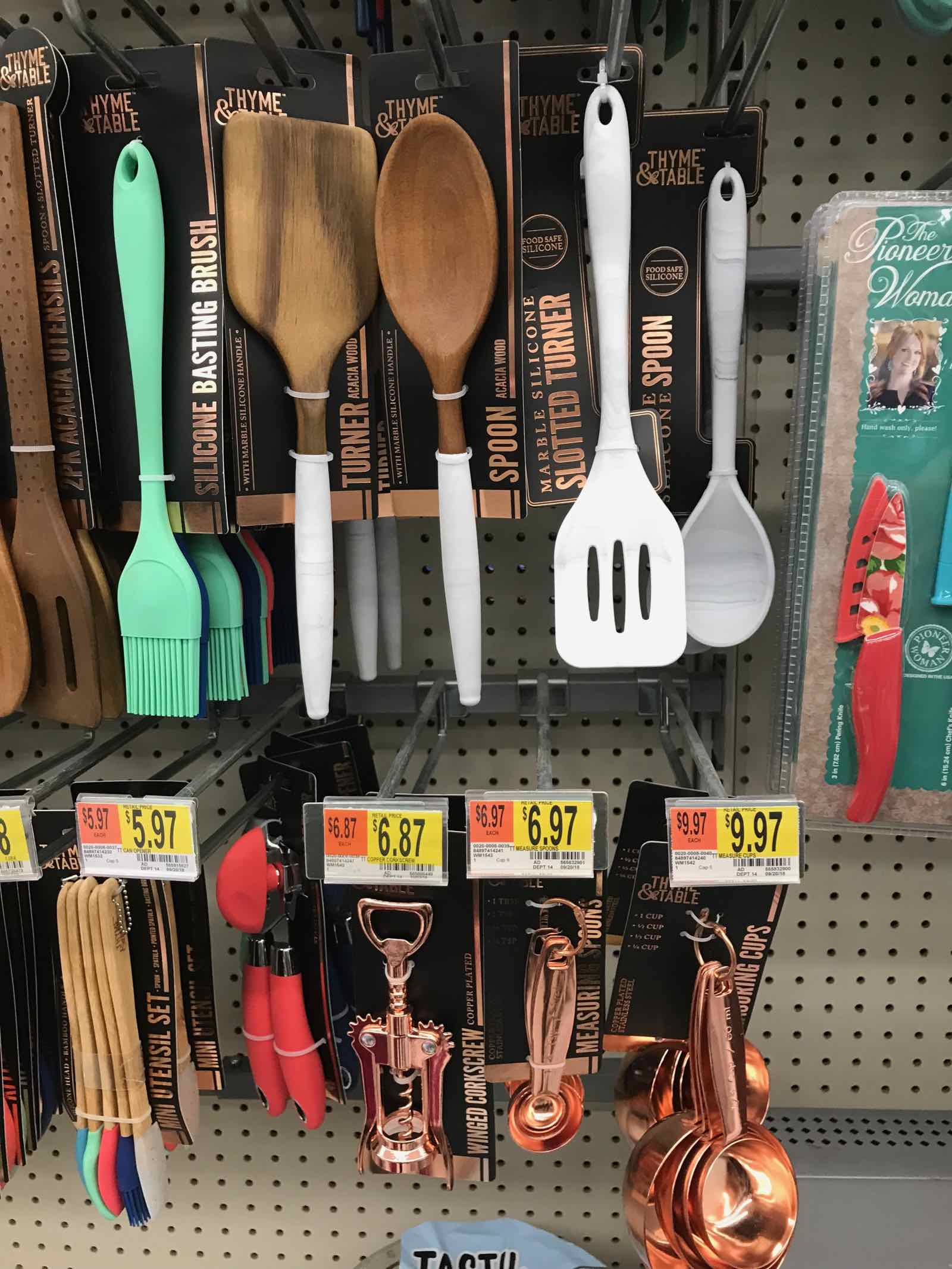 Walmart Apopka - Check out our other line called Thyme and Table. Bold  colors and copper!! You can have fancy utensils at a great price!!!!