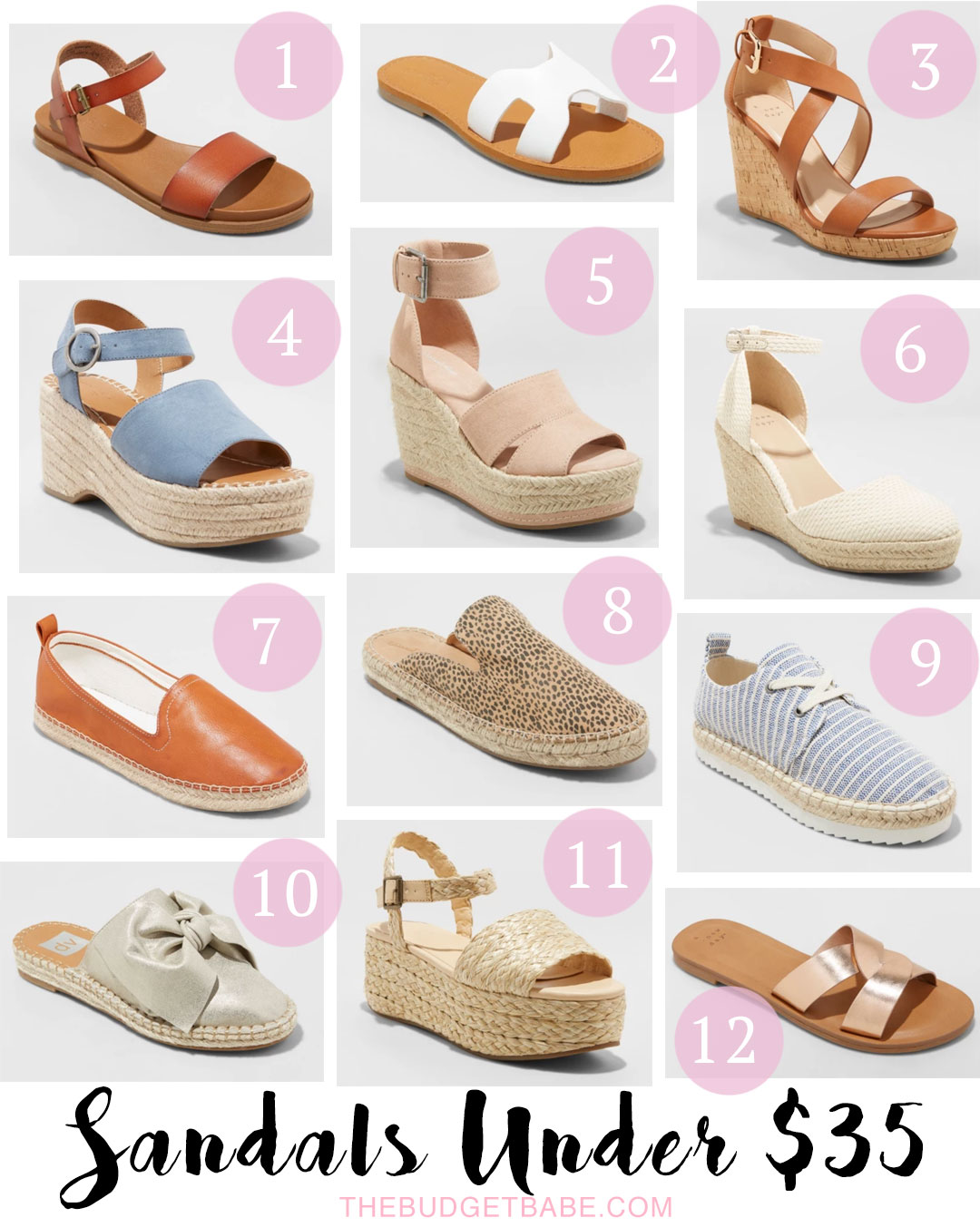 Best Summer Sandals Under $35 - The 