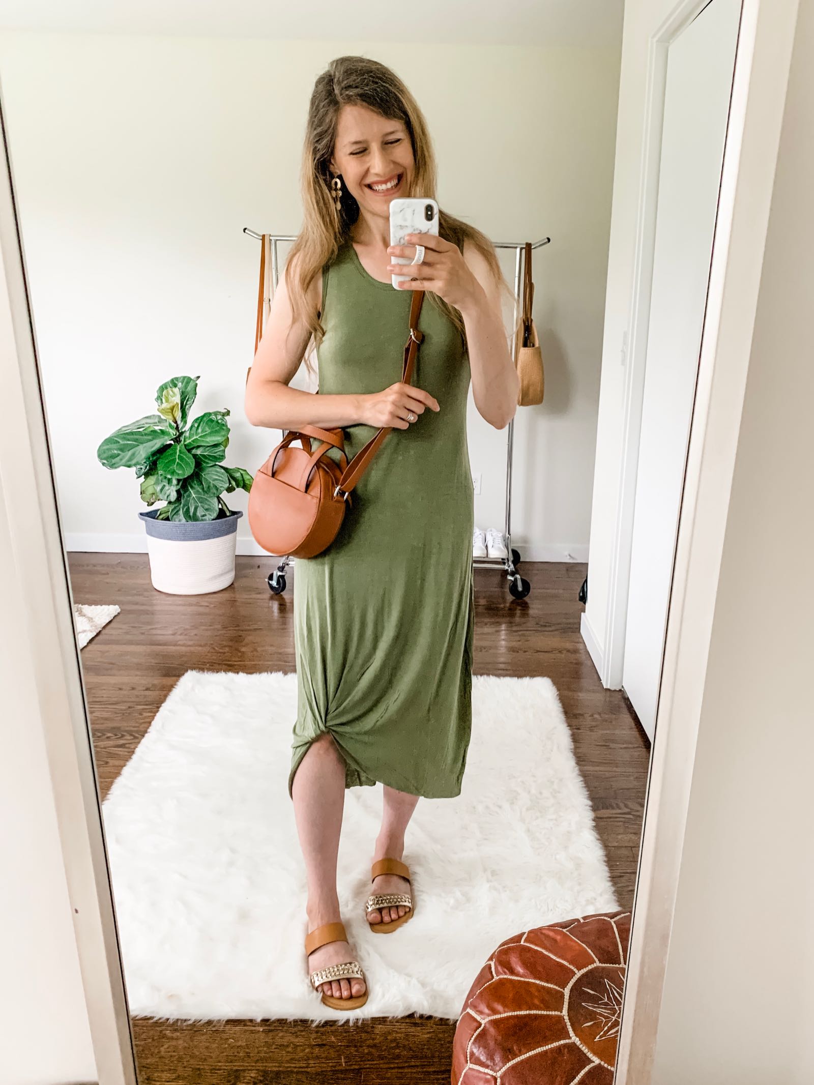 Must-have $12 knot front maxi dress at Walmart!
