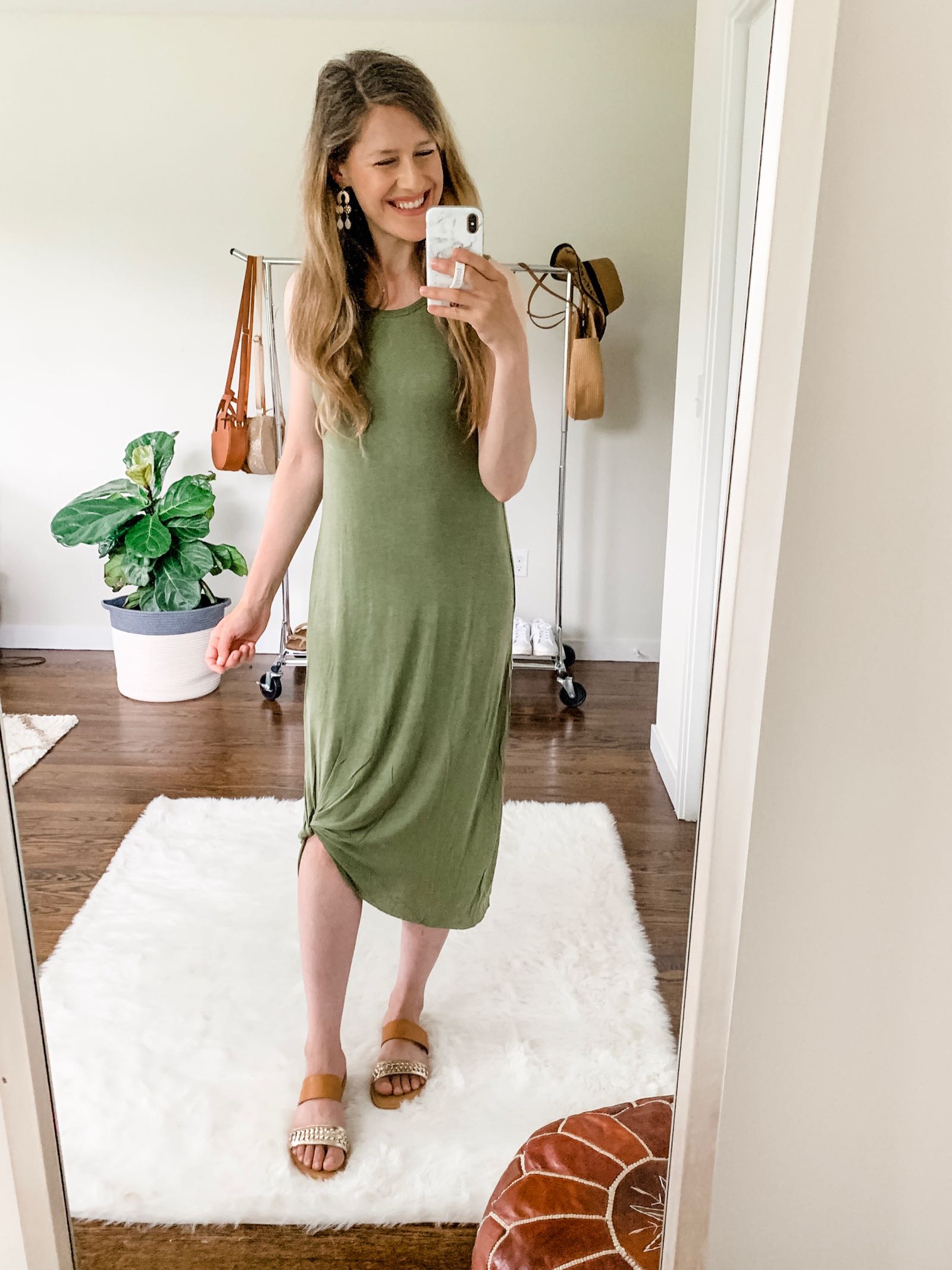 Must-have $12 knot front maxi dress at Walmart!