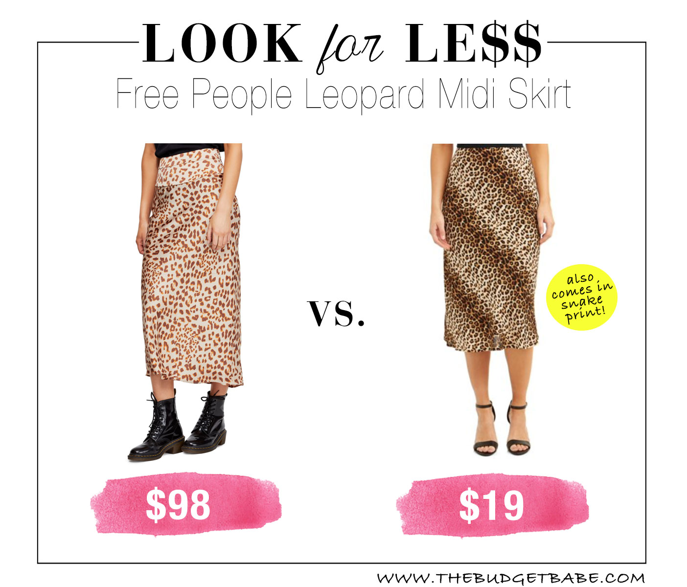 Leopard skirt under $20!
