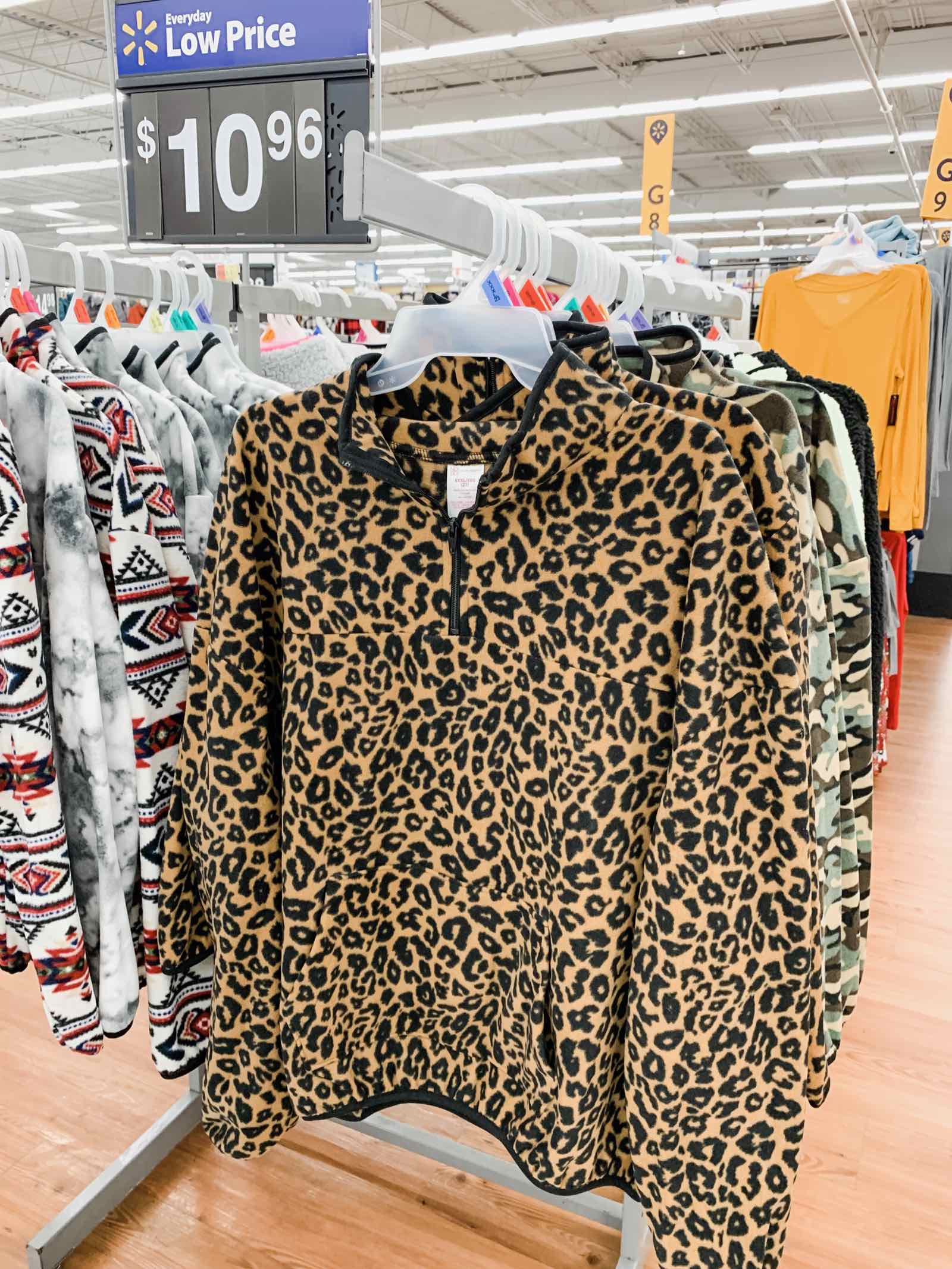 Cutest fleece at Walmart! Just $11! Size up its in juniors
