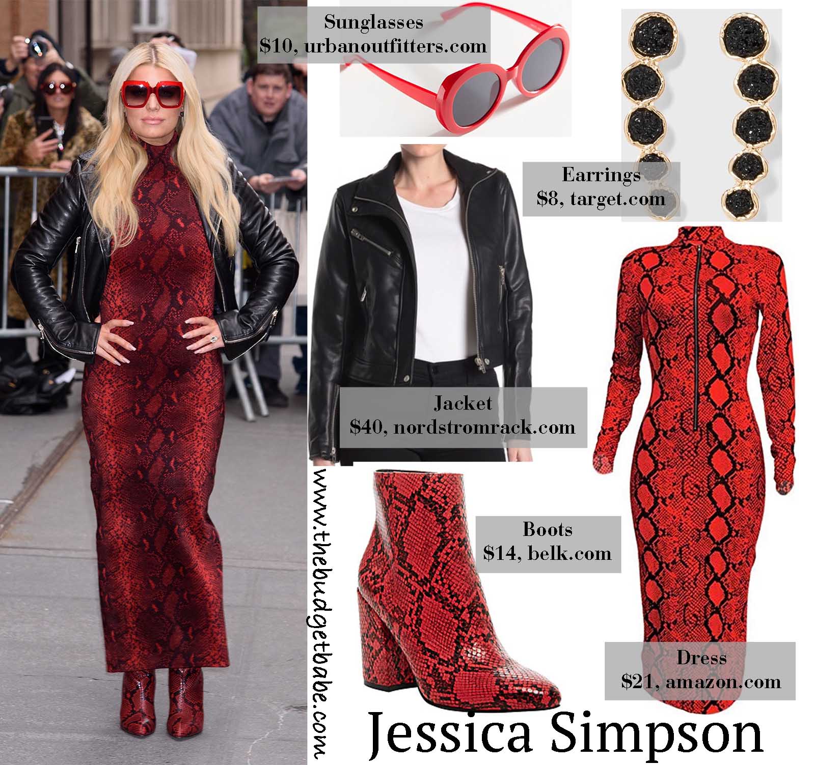 Jessica Simpson stuns in sultry snake print!