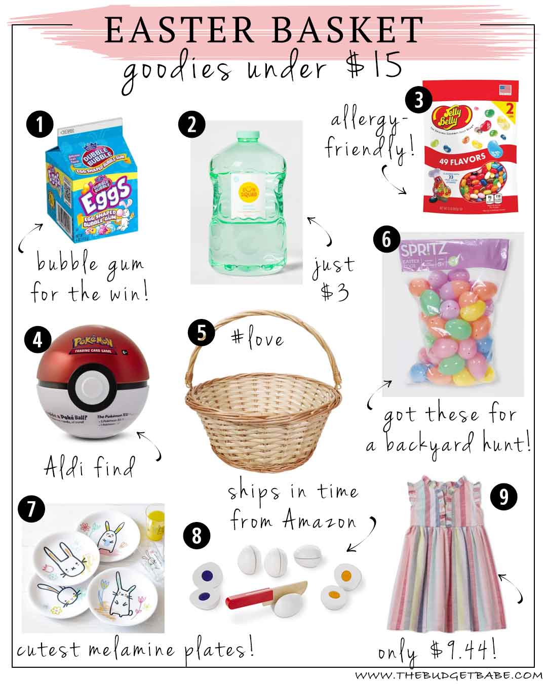 Easter basket filler ideas + kids outfit ideas under $15!