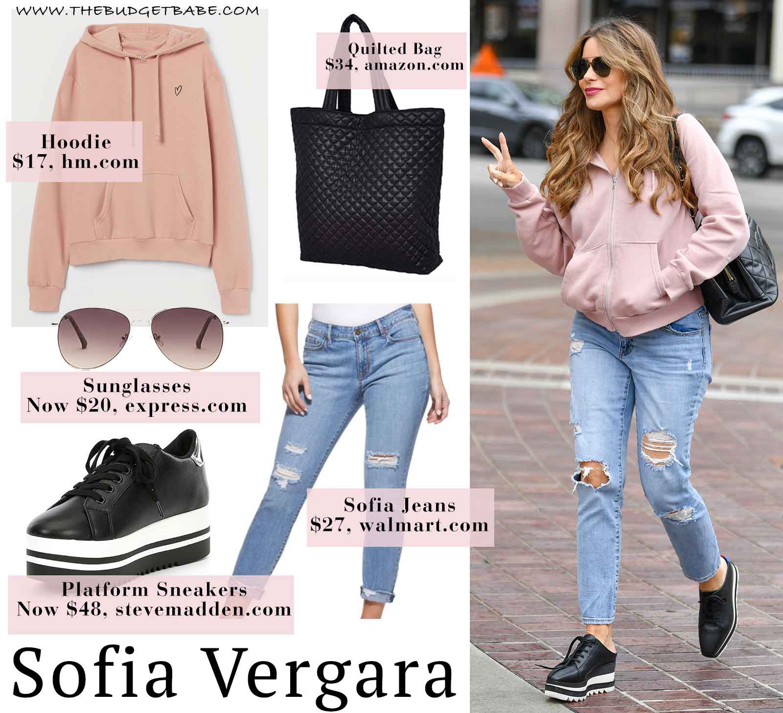 Sofia Vergara in Stella McCartney Platform Sneakers - Look for Less!
