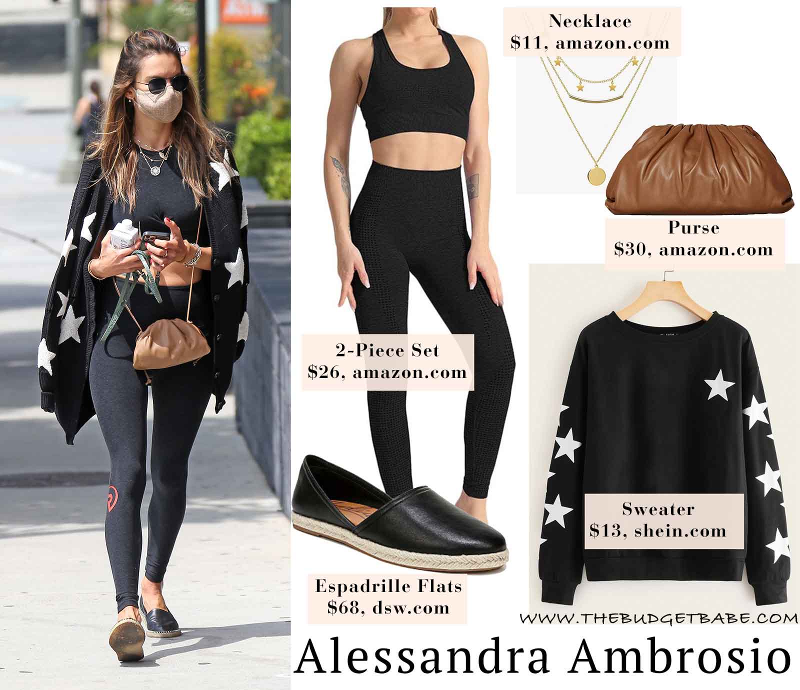 Alessandra Ambrosio's Yoga Workout Style