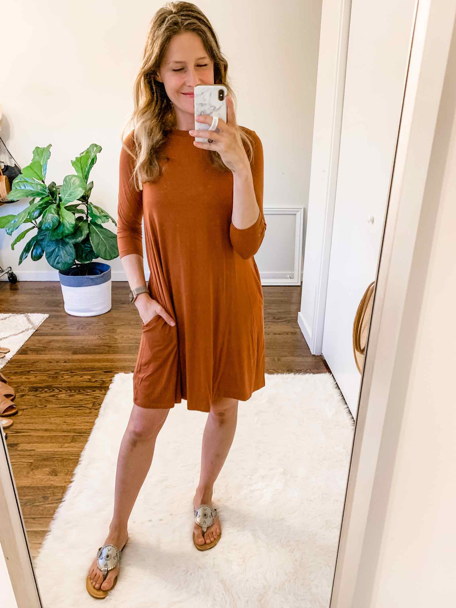 Love this kind of dress for fall! So easy to style
