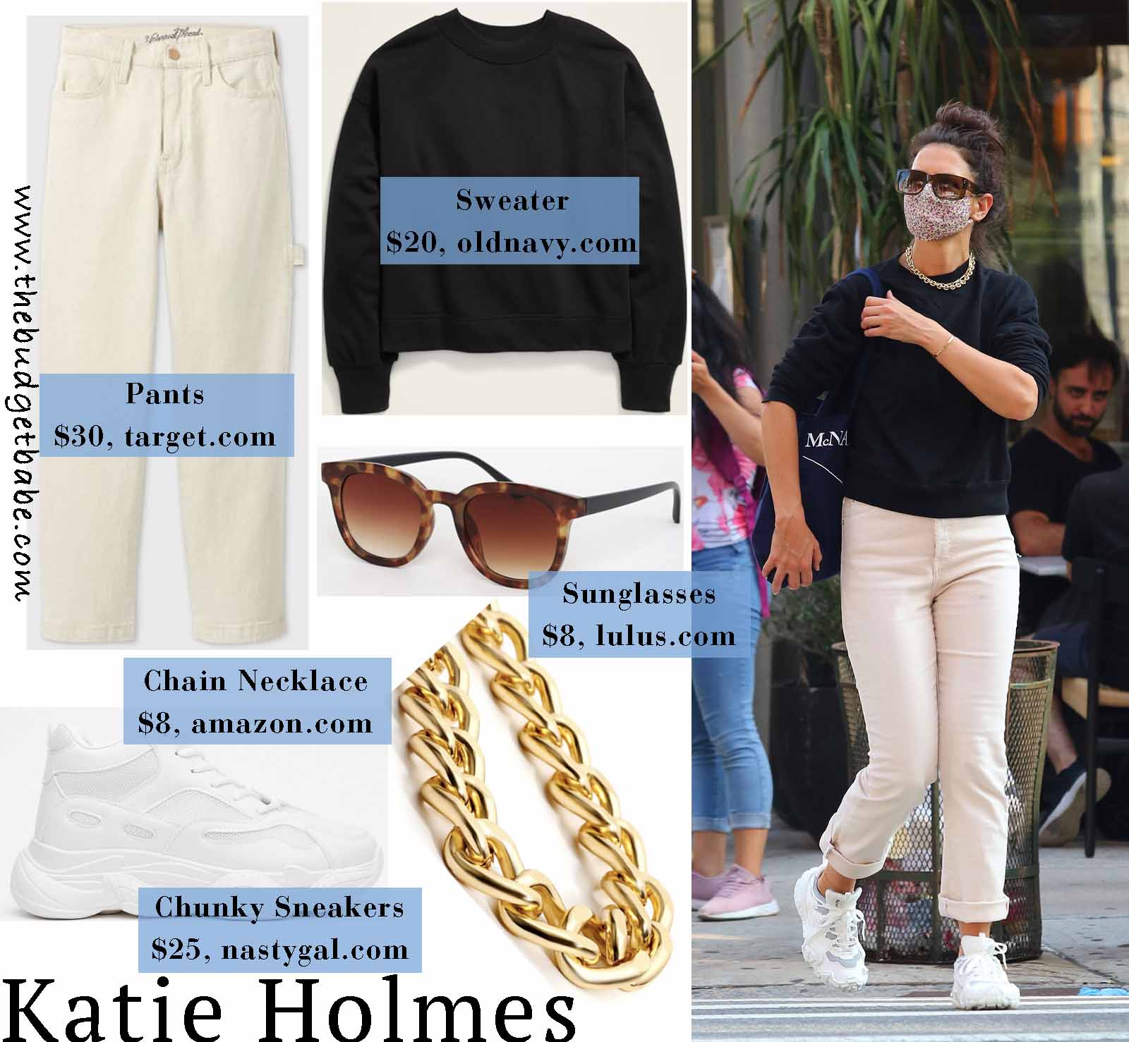 Katie Holmes styles Fall basics!