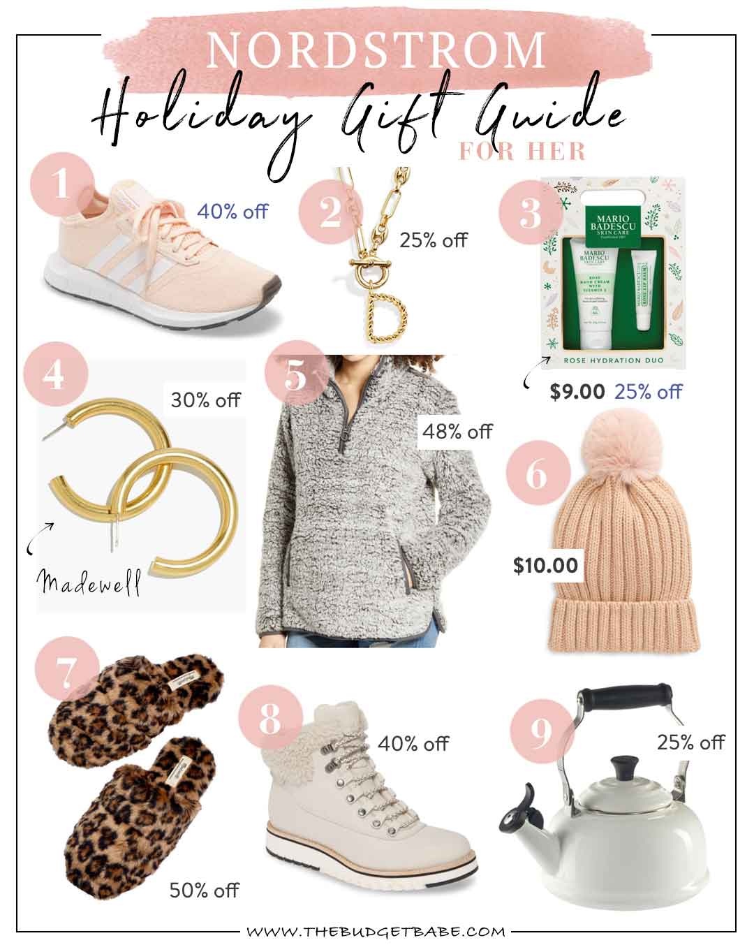 Holiday Gift Guide for Her (all on sale!)