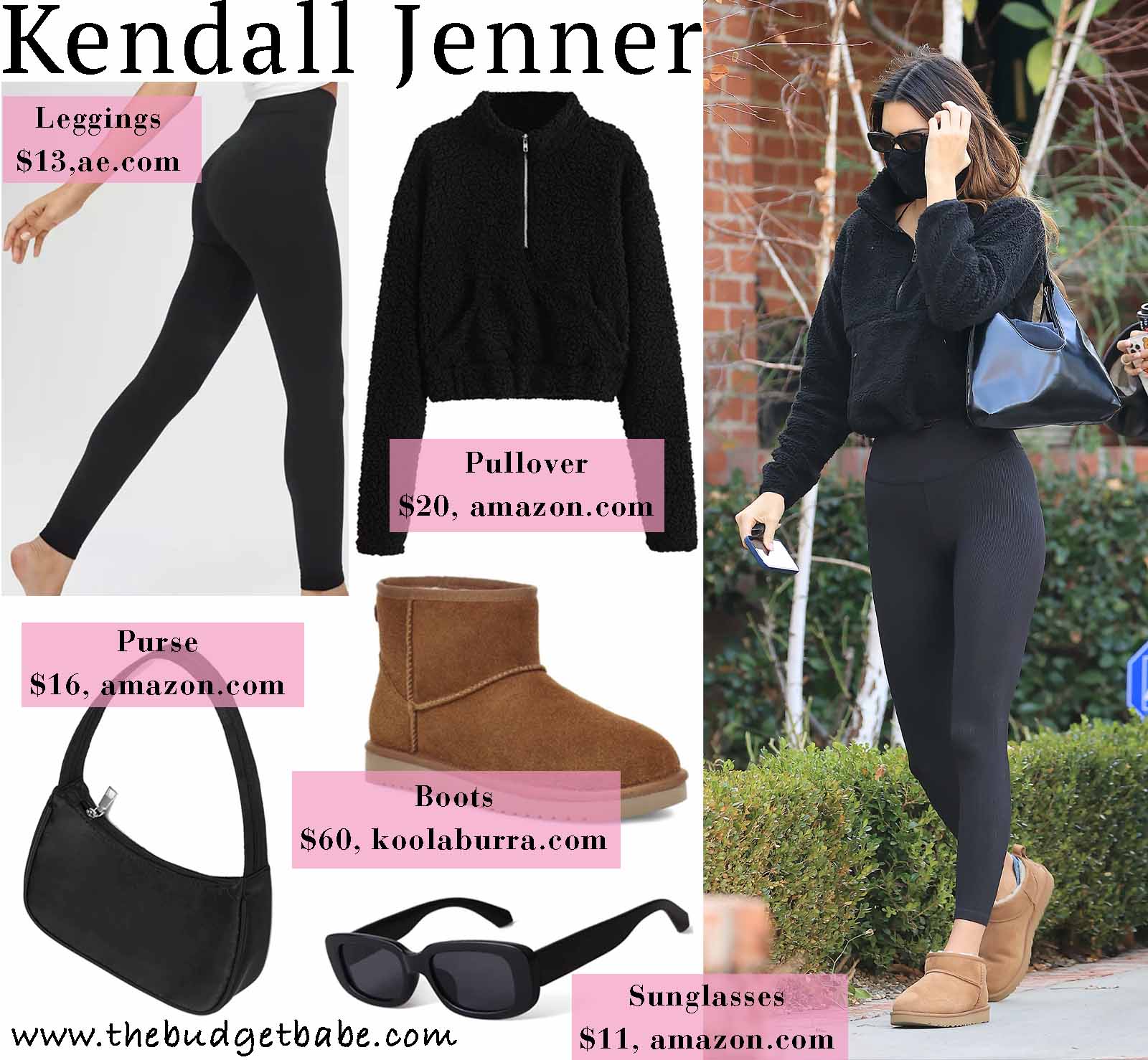 Kendall Jenner Athleisure Outfit Idea