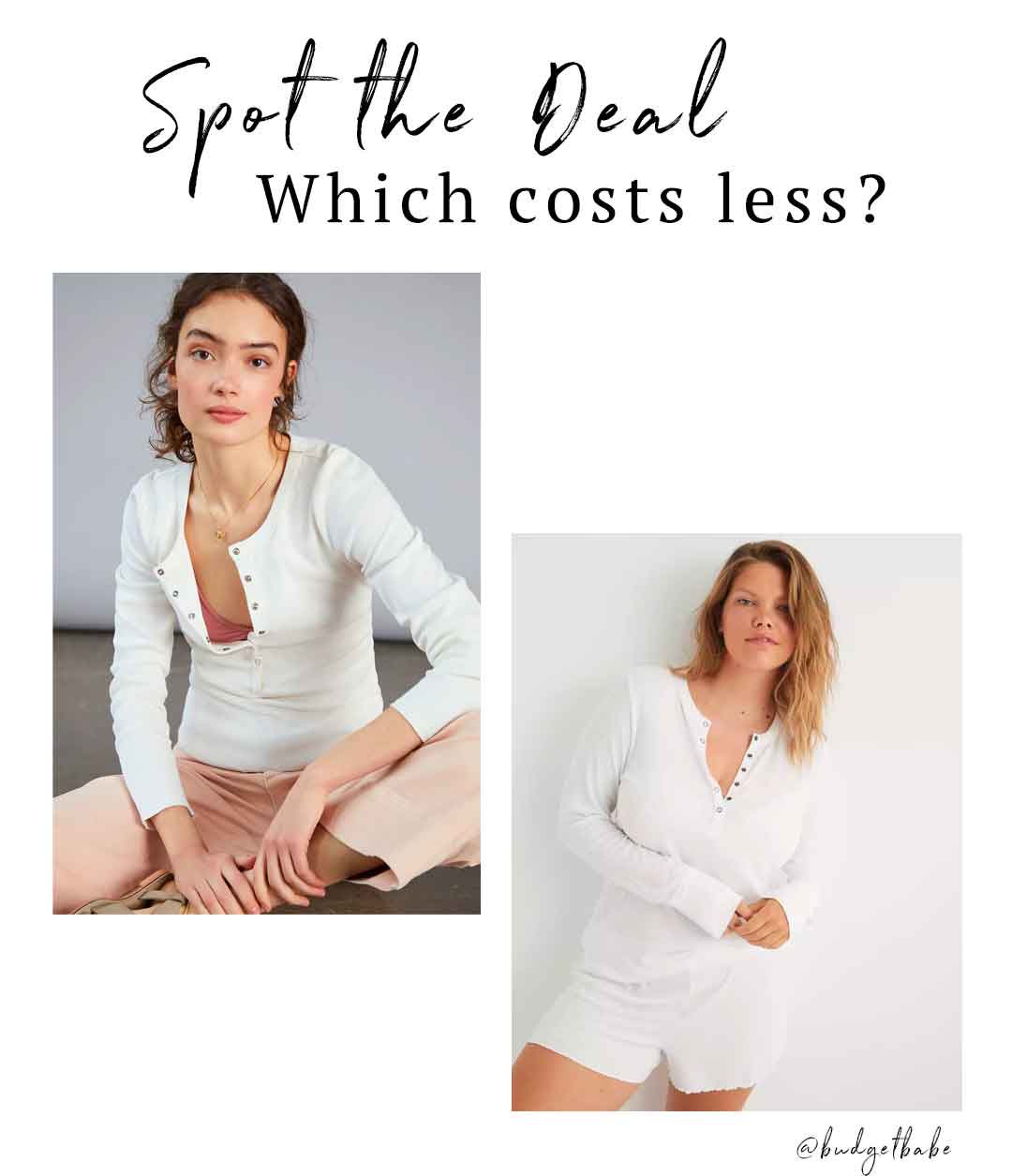 Can you guess which henley costs more?
