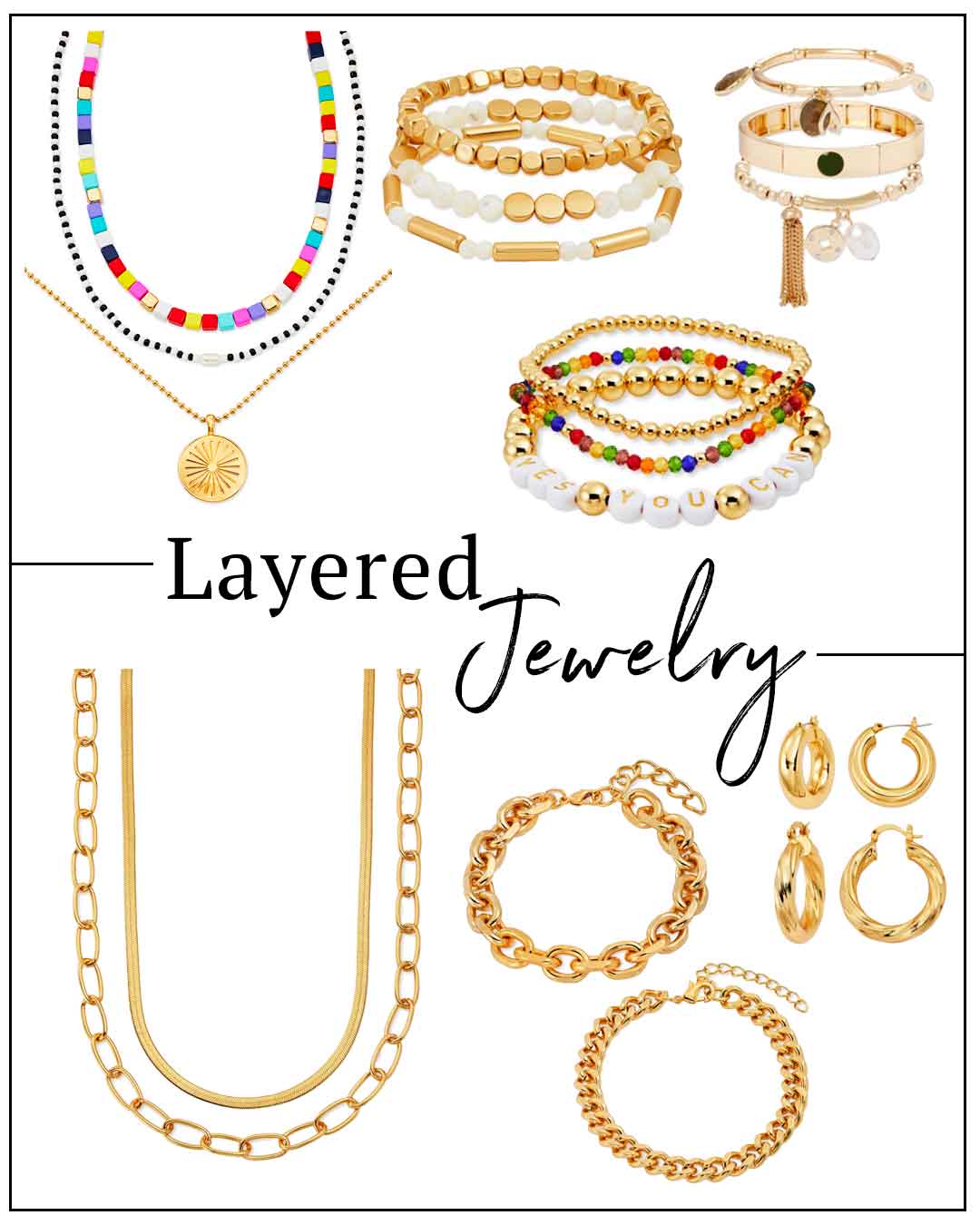 Layered Jewelry | Spring Fashion Trends 2021