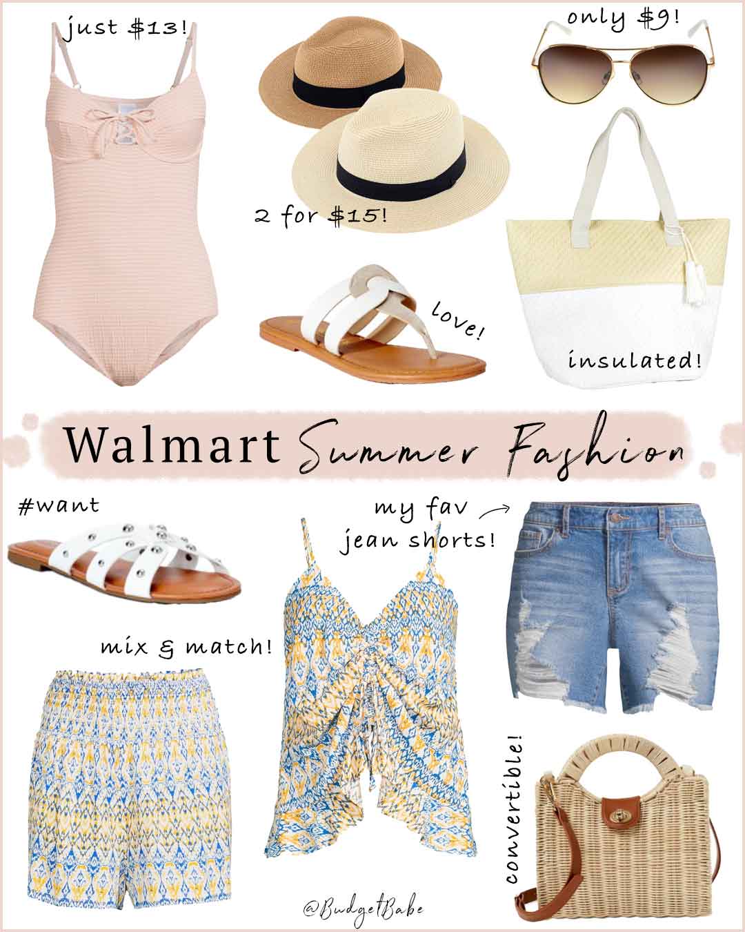 Walmart Summer Fashion Picks | The Budget Babe affordable style blog