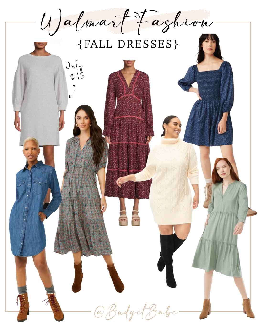 Walmart Fashion Fall Edit | Fall Dresses from $15